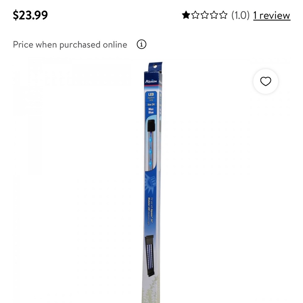 Aqueon led aquarium lamp